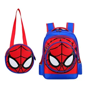 2023 có thể tháo rời hai mảnh gói sac một DOS scolaire trở lại Trường Học cung cấp Spider-Man chàng trai trẻ em trường Túi đặt