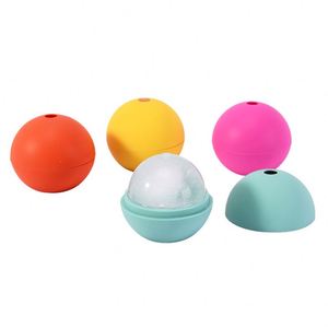 Creative Reusable Single-Hole Silicone Ice Ball Mold Quick-Freezing Easy Release with Inner Diameter 45 55 60mm Ice Cream <b>Tools</b> - Product Image 2