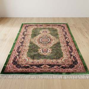 Tapis de luxe moderne en soie pure noué à la main, lavable, antidérapant, de haute qualité, pour salon, chambre et hôtel - Product Image 4