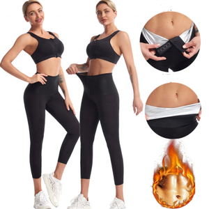 <span class=keywords><strong>Fat</strong></span> Sweat Burn <span class=keywords><strong>Thermo</strong></span> Sauna Body Shaper Pantalones cortos adelgazantes - Product Image 4