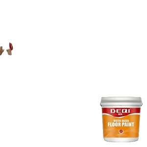 DEQI Water-based Floor Coatings-Wear-resistant Floor Paint-Epoxy <b>Primer</b> Brush Application-for Indoor/Outdoor Concrete Floors - Product Image 1