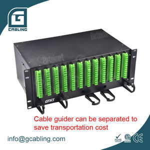 Gabinete de Red Gcabling para Telefonía, Panel de Conexiones de Fibra Óptica de 144 Núcleos, Marco de Distribución Óptica ODF 4U para Telecomunicaciones - Product Image 4