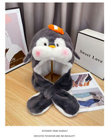 Jouets personnalisés en peluche LED avec oreilles de lapin qui bougent et sautent, rembourrés en coton PP, mignons, roses, longues oreilles de lapin, chapeaux de Noël pour enfants
