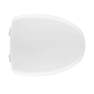 Asiento de inodoro para Dolomite Perla New Shape 4 con bisagra de lazo blanco - Product Image 1