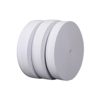 Rouleau de ruban de lanière en polyester 100m Logo lavable imprimé personnalisé Rouleau de lanière de sublimation blanc lisse