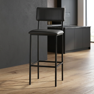 Best Seller High <b>Bar</b> <b>Stool</b> Top Hot Selling Black Powder Coated Metal Steel Frame Manufacturer and Exporter Nordic Chair - Product Image 2