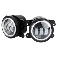 Focos Led para coches y motos, faro Led para todoterreno, Lupa cuadrada 4x4, 30W