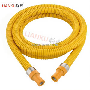 Manguera de <span class=keywords><strong>Gas</strong></span> Natural de Alta Presión, Conducto <span class=keywords><strong>Flexible</strong></span> de Acero Inoxidable Recubierto de PVC Duradero, <span class=keywords><strong>para</strong></span> Estufas - Product Image 4