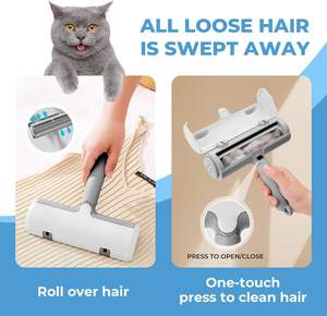 Penghilang Bulu Hewan Peliharaan dan 2 Sarung Tangan Penghilang Bulu Sikat Ajaib - Product Image 1