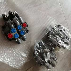 Гидравлический многоходовой распределительный клапан с джойстиком, 40 л/мин, P40 P80 P120, 1 <span class=keywords><strong>2</strong></span> <span class=keywords><strong>3</strong></span> 4 5 6 7 секций, с рычагами управления - Product Image 1