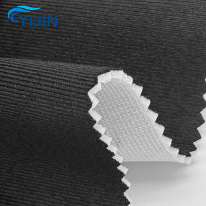 100% Polyester brossé velours laminé 2mm ignifuge blanc maille tissu éponge dos collé coussin pour les lits pour animaux de compagnie des filles - Product Image 5