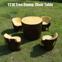 Ensemble table et chaises Y214 pour café, confiserie, crèmerie – Chaises de loisirs intérieures/extérieures en fibre de verre, tabourets modernes en forme de cône pour bureau d'attente