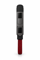 Câble de charge 4-en-1 porte-clés 65W PD, câble tressé court avec affichage de puissance double pour cadeaux de voyage