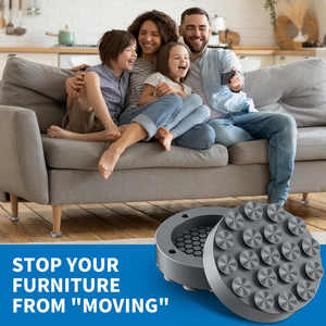 Tampons anti-vibration pour machine à laver Hauteur réglable Socles pour laveuse et sécheuse, antidérapants/silencieux/anti-marche pour toutes les machines - Product Image 6