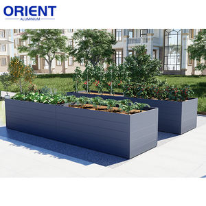 กระถางต้นไม้อลูมิเนียมขนาดใหญ่สำหรับปลูกต้นไม้กลางแจ้งปรับแต่งได้ - Product Image 1