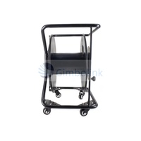 Chariot de déroulement portable tactique en métal Gimbo BX-02 vert foncé pour câble à fibre optique blindé FTTH/FTTB/FTTX