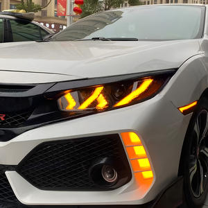 ชุดอัพเกรดไฟหน้ารถยนต์แบบโปรเจคเตอร์ Rambo สำหรับ Honda Civic ปี 2016-2021 รุ่นที่ 10 ไฟหน้า LED แบบเสียบปลั๊กใช้งานได้ทันที - Product Image 3