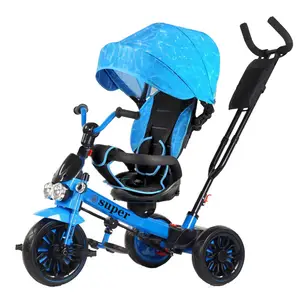 Wholesale girls baby tricycle china/4 in 1 baby trike bike for kids and children/ stroller trike baby tricycle with push handle