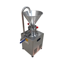 Machine à broyer le tahini, les noix de tigre, les pois, le lait d'amande, le lait de soja, le wasabi, la moutarde, les fèves de cacao, les noix de pécan, le maïs, le céleri, la carotte, le beurre de cacahuète