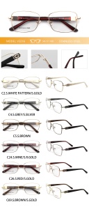 Bán Buôn Retro Cổ Điển Kính Quang Học Khung <span class=keywords><strong>Acetate</strong></span> Kim Loại Màu Thời Trang Kim Cương Hình Dạng Khuôn Mặt Phù Hợp Với Phụ Nữ - Product Image 4