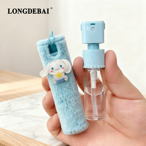 New Design 10ml <b>Empty</b> Blue Square Shape PET Perfume Portable <b>Bottle</b> Alcohol <b>Spray</b> <b>Bottle</b> - Product Image 6
