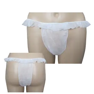 Disposable Nonwoven Spa Underwear Adult panties T Thong for Massage