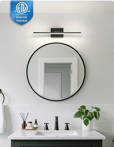 <span class=keywords><strong>Applique</strong></span> <span class=keywords><strong>murale</strong></span> industrielle en aluminium noir homologuée ETL, luminaire de salle de bain 14W 5CCT dimmable, pour couloir, hôtel, vente en gros OEM - Product Image 5