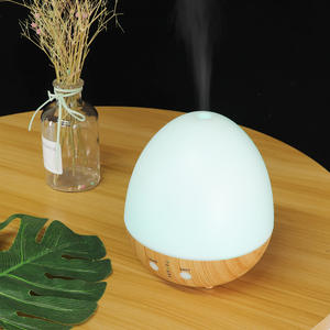 JCSY-332 Ultrasonic Aroma Diffuser 200ml <b>Egg</b> Shape With 7 Color <b>Light</b> For Home Office Use - Product Image 1