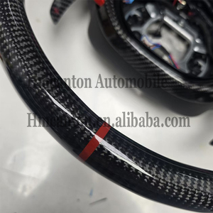 Volante de Fibra de Carbono y Cuero Perforado para BMW Serie G, M3 G20 G30 G80 M4 G82 M5 CS, Venta al Por Mayor - Product Image 6