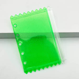 Offres Spéciales Nouveau Transparent PVC Budget Binder Zipper Bag A8 M5 <span class=keywords><strong>Mini</strong></span> Clear Scrub Multicolore Budget Binder Enveloppes - Product Image 5