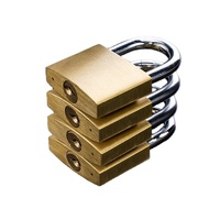 Cadenas de sécurité étanche de bonne qualité 50mm en vrac Cadenas en cuivre et bronze Candado Cadenas en laiton et clés en vrac