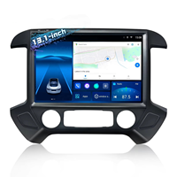 Autoradio Android 6+128g 8 cœurs avec écran large de 13,1 pouces, CarPlay et Android Auto sans fil pour GMC SILVERADO 2014-2018