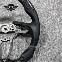 Roda kemudi mobil serat karbon, Aksesori Mobil untuk Mazda 3 CX30 MX30 CX50 kustom