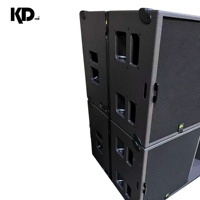 Subwoofer Profesional KD-28 de Doble Bobina de 18 Pulgadas, Neodimio, 4 Ohmios, 1600W, para Line Array
