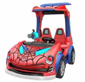 Voiture tamponneuse Spider-Man avec auvent, jouet électrique pour enfants, véhicule de <span class=keywords><strong>parc</strong></span> d'attractions à lumières LED pour enfants - Product Image 1
