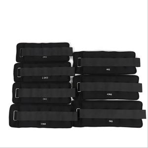KWO Lestes de cheville en cuir, personnalisables, imperméables, durables, pour entraînement, pour femmes, poids lourd, avec logo, roses, pour jambes et poignets, réglables, vente en gros, 2 kg - Product Image 3
