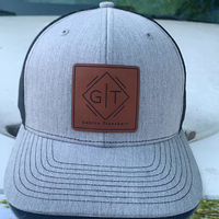 Özel Logo deri yama Vintage 6 Panel düz Bill Mesh erkekler sörf spor Gorros kamyon şoförü Snapback beyzbol şapkası kap