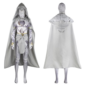 Mono de superhéroe de manga larga de 6 piezas para adultos de alta calidad con capa Moon Knight Cosplay disfraces de Halloween para hombres - Product Image 1