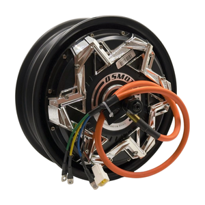 Qsmotor 12 "v7 3000w אולם כפול 40h משופר ברשוך דיסק בלם מנוע ie4 יעילות ip55 אופניים חשמליים עמיד למים - Product Image 2