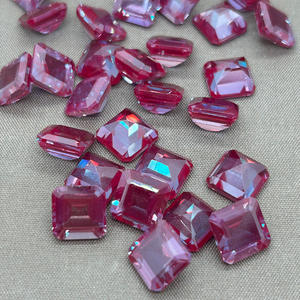 <span class=keywords><strong>Pierre</strong></span> d'Alexandrite de laboratoire, gemme en vrac, certifiée AGL, à changement de couleur, taille Asscher, 0,3 ct à 5 ct, vente en gros pour la fabrication de bijoux - Product Image 5