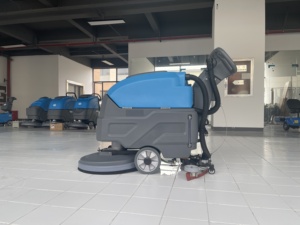 Mới nhất thiết kế tay đẩy Cordless sàn bê tông Scrubber Chất lượng cao sàn Scrubber Máy làm sạch - Product Image 6