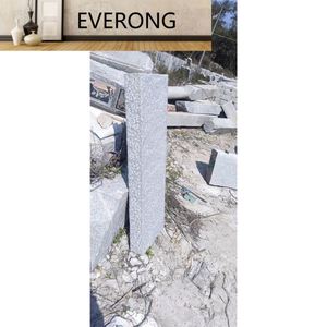 G603 Ev Gris-Blanco, Bloques de <span class=keywords><strong>Granito</strong></span> Modernos para Pavimentación, Piedra para Cercas y Palisadas Exteriores, Adoquines Flameados y Martillados - Product Image 2