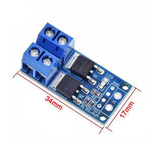 Nageln eues und originales 15A 400W MOS FET Auslöse schalter Antriebs modul PWM Regler Bedienfeld für <span class=keywords><strong>Arduino</strong></span> ICs Produkt - Product Image 5
