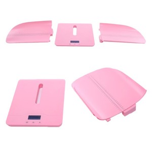 เครื่องชั่งน้ำหนักเด็กพร้อมถาด วัดน้ำหนักดิจิตอล วัดส่วนสูง สีชมพู สีขาว สีฟ้า ใช้พลังงานจากแบตเตอรี่ แท่นพับได้สำหรับทารก - Product Image 4