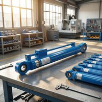 Cylindres hydrauliques à double action en acier inoxydable de haute qualité, chromés à froid, pour levage secondaire, fabrication professionnelle chinoise