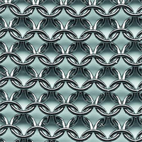 Rideau en maille métallique sur mesure de haute qualité pour la décoration d'hôtels, bureaux, centres commerciaux et applications architecturales