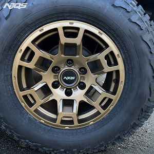 ล้อแม็กซ์ NJQS สีบรอนซ์ด้าน สำหรับออฟโรด ขนาด 17 <span class=keywords><strong>18</strong></span> นิ้ว 6x139.7 สำหรับรถยนต์โตโยต้า ทาโคมา และ 4Runner - Product Image 1