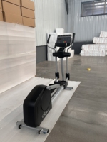 Machine elliptique d'usine professionnelle entraîneur croisé haut de gamme équipement de Fitness aérobie noir Durable