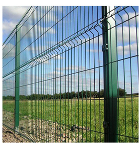 Recinzione V-Mesh 3D Curva, Pannelli di Recinzione in Filo Saldato Verniciato a Polvere, Recinzione di Sicurezza per Giardino in Acciaio, Design Modulare Trasparente - Product Image 4