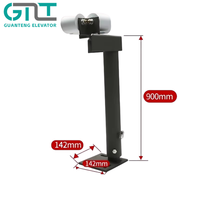 Dispositif de guidage de chaîne de compensation pour ascenseur Kone, Roue de guidage anti-oscillation 65*70mm, Butée de câble, Pièces de rechange pour protection de gaine d'ascenseur